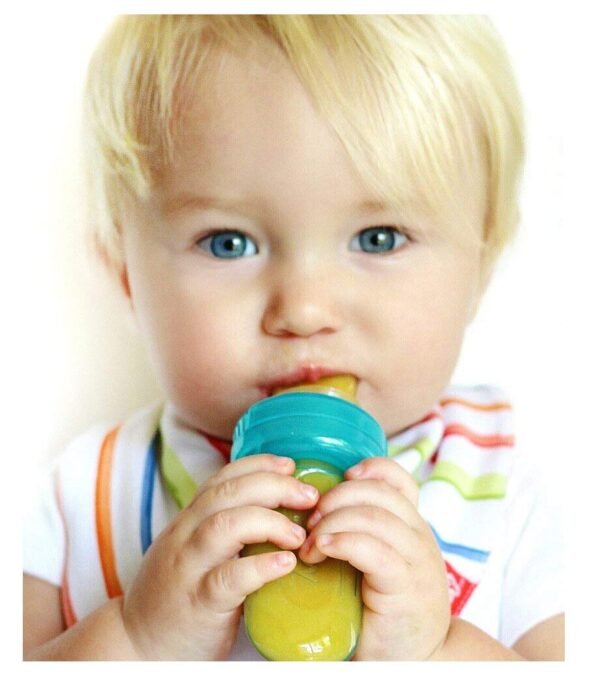 EZ Squee-Z Silicone Self Feeding Baby Food Dispenser