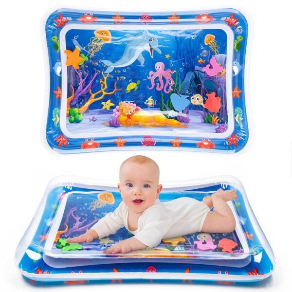 Tummy Time Water Mat丨Inflatable Tummy Time Water Play Mat for Babies