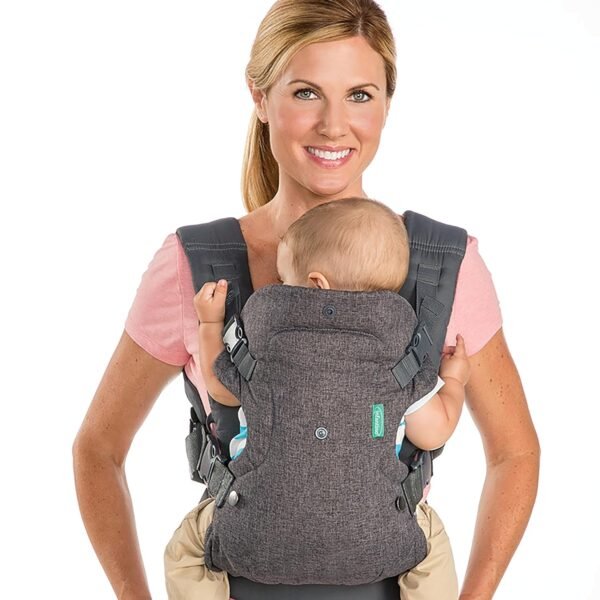 Convertible, face-in and face-out front and back carry for newborns