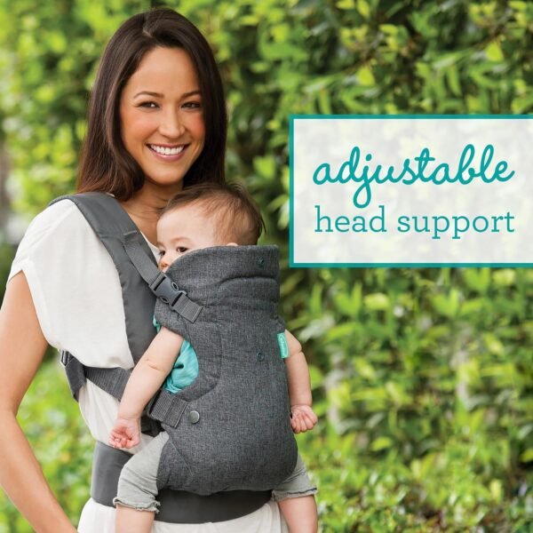 Convertible, face-in and face-out front and back carry for newborns - Image 3