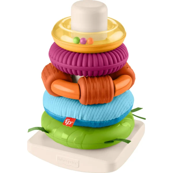 Fisher-Price Sensory Rock-a-Stack Roly-Poly Stacking