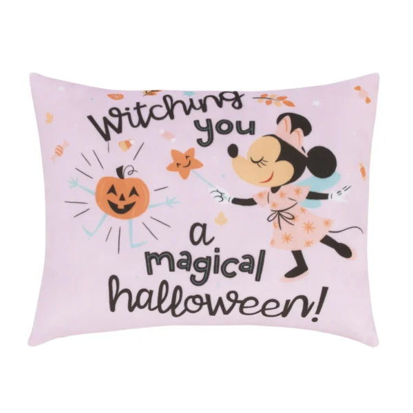 Disney Minnie Mouse Squishy Toddler Pillow, 15x12", Pink, Rectangular Shape, Halloween, 1 count per pack